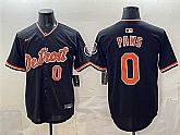 Men's Detroit Tigers #0 Paws Black 2026 Alternate Vapor Premier Limited Stitched Jersey,baseball caps,new era cap wholesale,wholesale hats