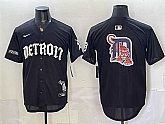 Men's Detroit Tigers Team Big Logo 2026 Black 'Motor Gothic Edition' Vapor Premier Limited Stitched Jersey Dzhi,baseball caps,new era cap wholesale,wholesale hats