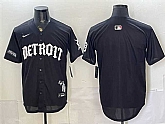 Men's Detroit Tigers Blank 2026 Black 'Motor Gothic Edition' Vapor Premier Limited Stitched Jersey Dzhi,baseball caps,new era cap wholesale,wholesale hats