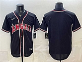 Men's Los Angeles Angels Blank 2026 Fashion Replica Black Out Stitched Jersey,baseball caps,new era cap wholesale,wholesale hats