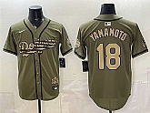 Mens Los Angeles Dodgers #18 Yoshinobu Yamamoto Olive 2026 Armed Forces Day Stitched Jersey Dzhi,baseball caps,new era cap wholesale,wholesale hats
