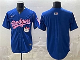 Men's Los Angeles Dodgers Blank Royal Hello Kitty Night Stitched Jersey Dzhi,baseball caps,new era cap wholesale,wholesale hats