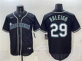 Men's Seattle Mariners #29 Cal Raleigh 2026 Fashion Replica Black Out Stitched Jersey,baseball caps,new era cap wholesale,wholesale hats