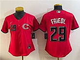 Youth Cincinnati Reds #29 TJ Friedl Red 2026 City Connect Stadium Stitched Jersey,baseball caps,new era cap wholesale,wholesale hats