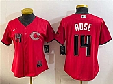 Youth Cincinnati Reds #14 Pete Rose Red 2026 City Connect Stadium Stitched Jersey,baseball caps,new era cap wholesale,wholesale hats