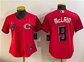 Youth Cincinnati Reds #9 Matt McLain Red 2026 City Connect Stadium Stitched Jersey,baseball caps,new era cap wholesale,wholesale hats