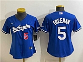 Youth Los Angeles Dodgers #5 Freddie Freeman Royal Alternate Stadium Stitched Jersey,baseball caps,new era cap wholesale,wholesale hats