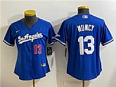 Youth Los Angeles Dodgers #13 Max Muncy Royal Alternate Stadium Stitched Jersey,baseball caps,new era cap wholesale,wholesale hats