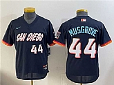 Youth San Diego Padres #44 Joe Musgrove Obsidian 2026 City Connect Stadium Stitched Jersey,baseball caps,new era cap wholesale,wholesale hats