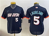 Youth San Diego Padres #5 Ramon Laureano Obsidian 2026 City Connect Stadium Stitched Jersey,baseball caps,new era cap wholesale,wholesale hats