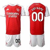 Men's Arsenal F.C Active Player Custom 2026 Red Home Soccer Jersey Suit,baseball caps,new era cap wholesale,wholesale hats