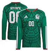 Men's Mexico Custom Black 2026 Home Soccer Long Sleeve Jersey,baseball caps,new era cap wholesale,wholesale hats