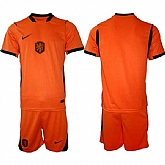 Men's Netherlands Custom Orange 2026 Away Soccer Jersey Suit,baseball caps,new era cap wholesale,wholesale hats