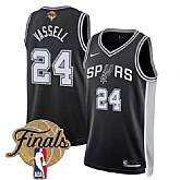Men's San Antonio Spurs #24 Devin Vassell Black 2026 Finals Patch Icon Edition Stitched Jersey Dzhi,baseball caps,new era cap wholesale,wholesale hats