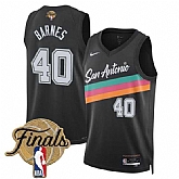 Men's San Antonio Spurs #40 Harrison Barnes Black 2026 Finals Patch City Edition Stitched Jersey Dzhi,baseball caps,new era cap wholesale,wholesale hats
