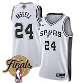 Men's San Antonio Spurs #24 Devin Vassell White 2026 Finals Patch Association Edition Stitched Jersey Dzhi,baseball caps,new era cap wholesale,wholesale hats