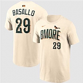 Men's Baltimore Orioles #29 Samuel Basallo Natural 2026 City Connect T-Shirt,baseball caps,new era cap wholesale,wholesale hats