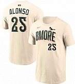 Men's Baltimore Orioles #25 Pete Alonso Natural 2026 City Connect T-Shirt,baseball caps,new era cap wholesale,wholesale hats