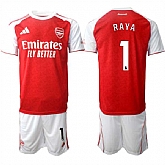 Men's Arsenal F.C #1 David Ray 2026 Red Home Soccer Jersey Suit,baseball caps,new era cap wholesale,wholesale hats