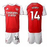 Men's Arsenal F.C #14 Thierry Henry 2026 Red Home Soccer Jersey Suit,baseball caps,new era cap wholesale,wholesale hats