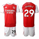 Men's Arsenal F.C #29 Kai Havertz 2026 Red Home Soccer Jersey Suit,baseball caps,new era cap wholesale,wholesale hats