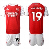 Men's Arsenal F.C #19 Leandro Trossard 2026 Red Home Soccer Jersey Suit,baseball caps,new era cap wholesale,wholesale hats
