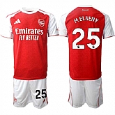Men's Arsenal F.C #25 Mohamed Elneny 2026 Red Home Soccer Jersey Suit,baseball caps,new era cap wholesale,wholesale hats