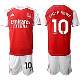 Men's Arsenal F.C #10 Emile Smith Rowe 2026 Red Home Soccer Jersey Suit,baseball caps,new era cap wholesale,wholesale hats