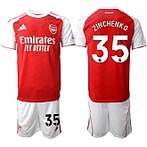 Men's Arsenal F.C #35 Oleksandr Zinchenko 2026 Red Home Soccer Jersey Suit,baseball caps,new era cap wholesale,wholesale hats