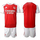 Men's Arsenal F.C Blank 2026 Red Home Soccer Jersey Suit,baseball caps,new era cap wholesale,wholesale hats