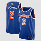 Men's New Yok Knicks #2 Miles McBride Blue 2026 Finals Patch Icon Edition Stitched Jersey Dzhi,baseball caps,new era cap wholesale,wholesale hats