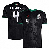 Men's Mexico #4 Edson alvarez Black 2026 Soccer Jersey Suit,baseball caps,new era cap wholesale,wholesale hats