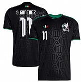 Men's Mexico #11 Santiago Gimenez Black 2026 Soccer Jersey Suit,baseball caps,new era cap wholesale,wholesale hats