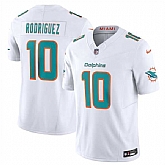 Men's Miami Dolphins #10 Jacob Rodriguez White 2026 Draft F.U.S.E. Vapor Limited Stitched Jersey Dzhi,baseball caps,new era cap wholesale,wholesale hats