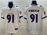 Men's Baltimore Ravens #91 Trey Hendrickson White 2026 F.U.S.E. Vapor Stitched Limited Stitched Jersey,baseball caps,new era cap wholesale,wholesale hats