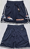 Men's Denver Broncos Navy Shorts(Run Small) (Run Small),baseball caps,new era cap wholesale,wholesale hats