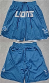 Men's Detroit Lions Blue Shorts (Run Small),baseball caps,new era cap wholesale,wholesale hats