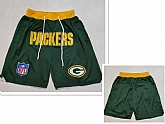 Men's Green Bay Packers Green Just Don Swingman Shorts (Run Small),baseball caps,new era cap wholesale,wholesale hats