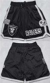 Men's Las Vegas Raiders Black Shorts (Run Small),baseball caps,new era cap wholesale,wholesale hats