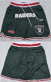 Men's Las Vegas Raiders Black Short (Run Small),baseball caps,new era cap wholesale,wholesale hats