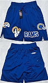 Men's Los Angeles Rams Royal Shorts(Run Small) (Run Small),baseball caps,new era cap wholesale,wholesale hats