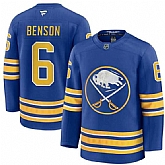 Men's Buffalo Sabres #6 Zach Benson Blue Stitched Hockey Jersey Dzhi,baseball caps,new era cap wholesale,wholesale hats
