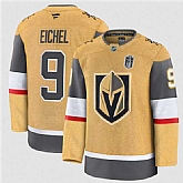 Men's Vegas Golden Knights #9 Jack Eichel Gold 2026 Stanley Cup Final Patch Home Stitched Hockey Jersey Dzhi,baseball caps,new era cap wholesale,wholesale hats