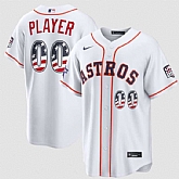 Men's Houston Astros Active Player Custom White 2026 All-Star Edition Stars & Stripes & USA 250 Fourth of July Home Stadium Stitched Baseball Jersey,baseball caps,new era cap wholesale,wholesale hats