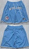 Men's Toronto Blue Jays Blue Shorts,baseball caps,new era cap wholesale,wholesale hats