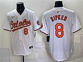 Men's Baltimore Orioles #8 Cal Ripken Jr. White 2025 Home Limited Stitched Jersey,baseball caps,new era cap wholesale,wholesale hats