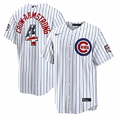 Men's Chicago Cubs #4 Pete Crow-Armstrong White 2026 USA 250 Fourth of July Home Stadium Stitched Jersey Dzhi,baseball caps,new era cap wholesale,wholesale hats