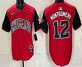 Men's Chicago White Sox #12 Colson Montgomery Red 2025 City Connect Limited Stitched Jersey,baseball caps,new era cap wholesale,wholesale hats