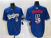 Men's Los Angeles Dodgers #5 Freddie Freeman Royal 250 Fourth of July Stitched Jersey Dzhi,baseball caps,new era cap wholesale,wholesale hats