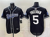 Men's Los Angeles Dodgers #5 Freddie Freeman B2B Champs 2026 Black Out Style Vapor Limited Stitched Jersey,baseball caps,new era cap wholesale,wholesale hats